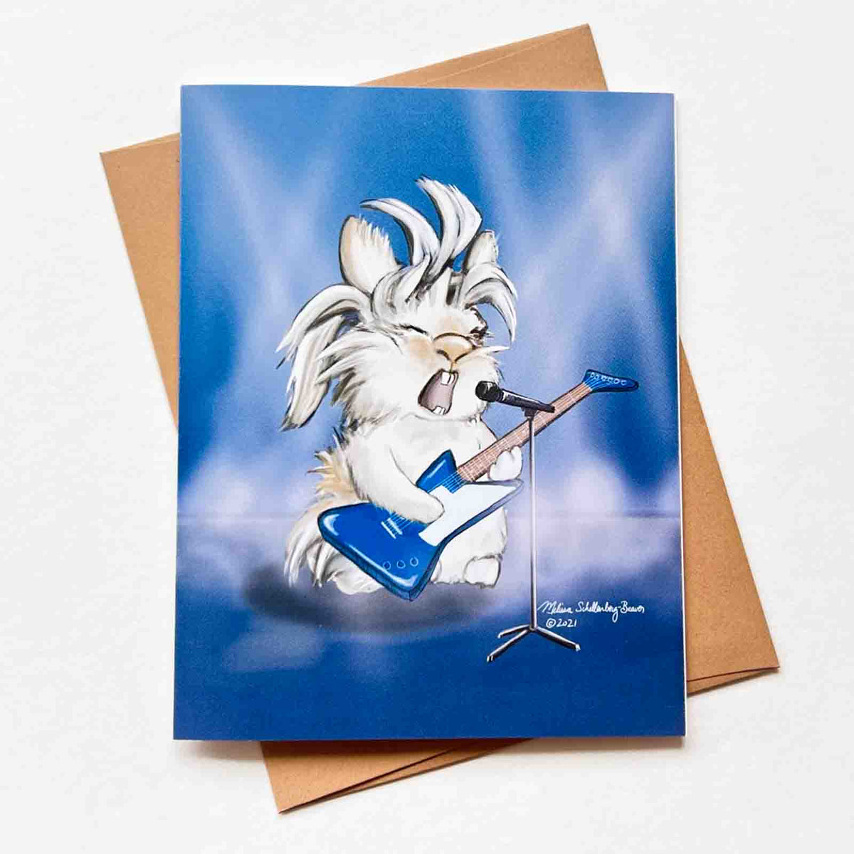 Rock Star Bunny Card – True North Creations