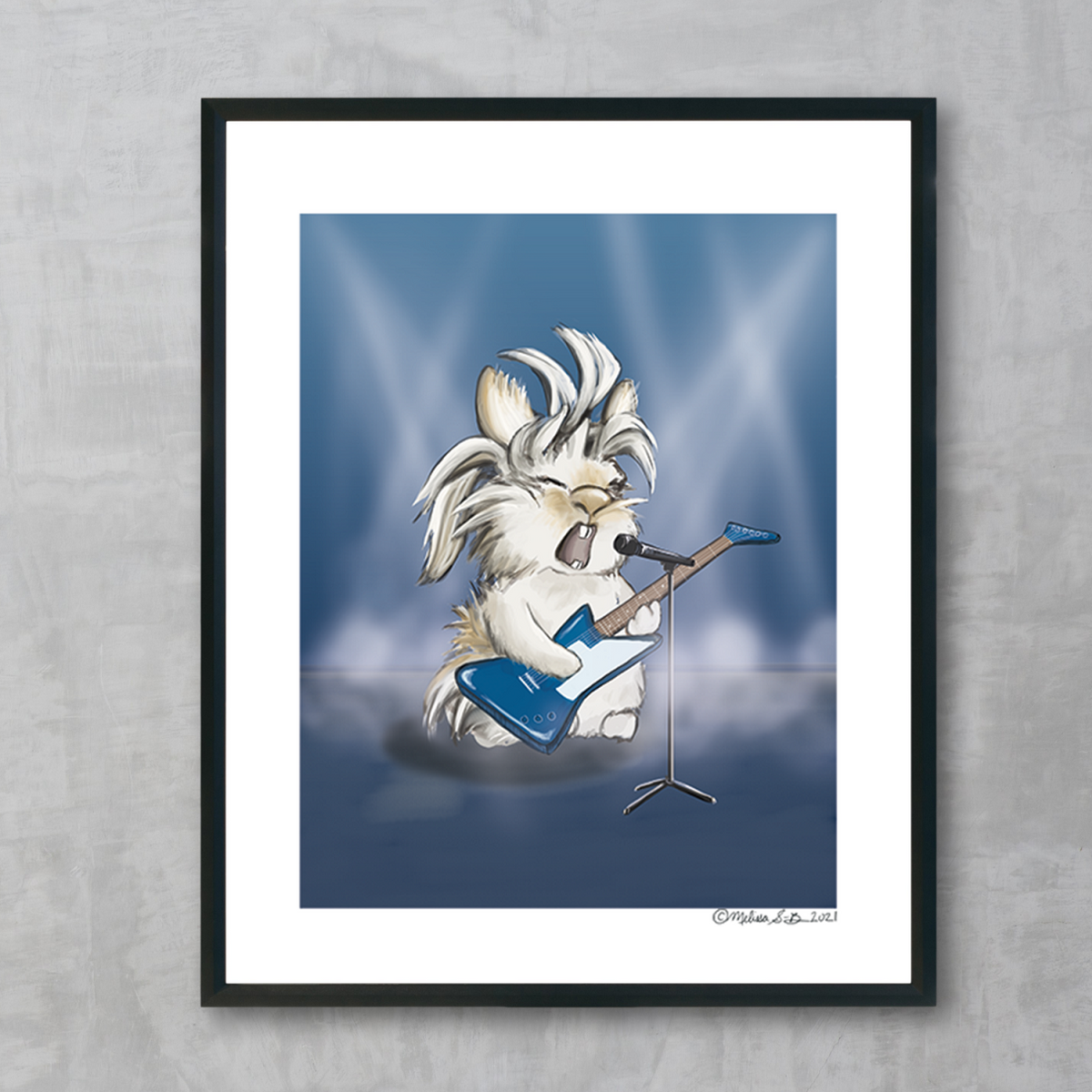 Rock Star Bunny Fine Art Print β True North Creations